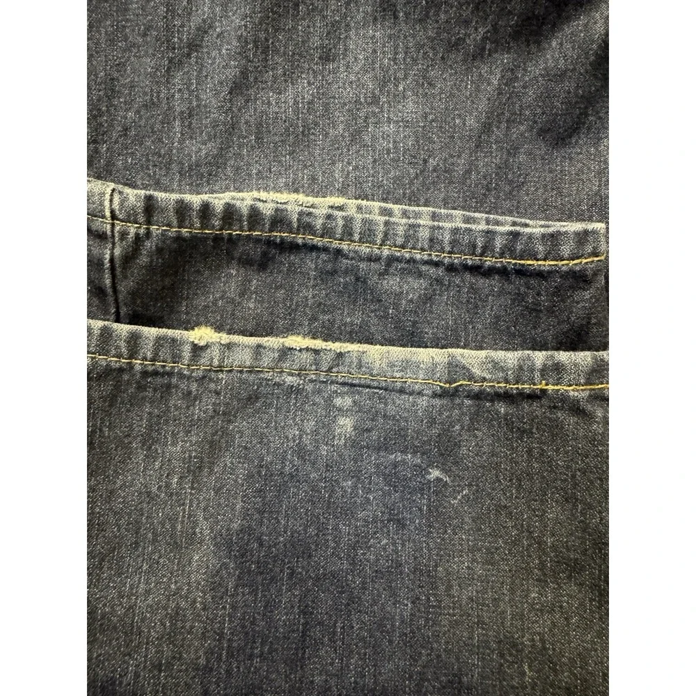 Levi's 505 Straight Fit Jeans Men's W40 L30 Dark Wash Denim Classic‎ USA Style